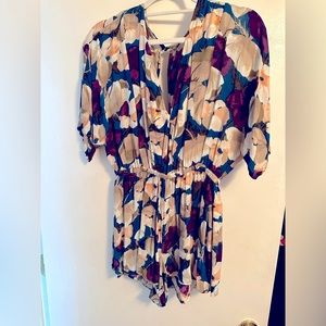 O’Neill Floral Short Sleeve Romper